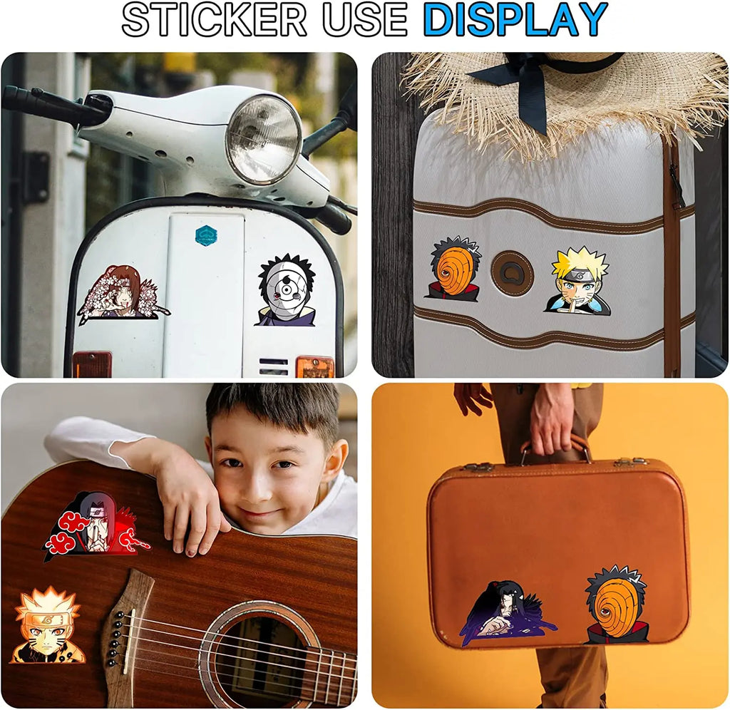 Demon Slayer Kanroji Mitsuri Motion Stickers – Anime Character Decals for Fans