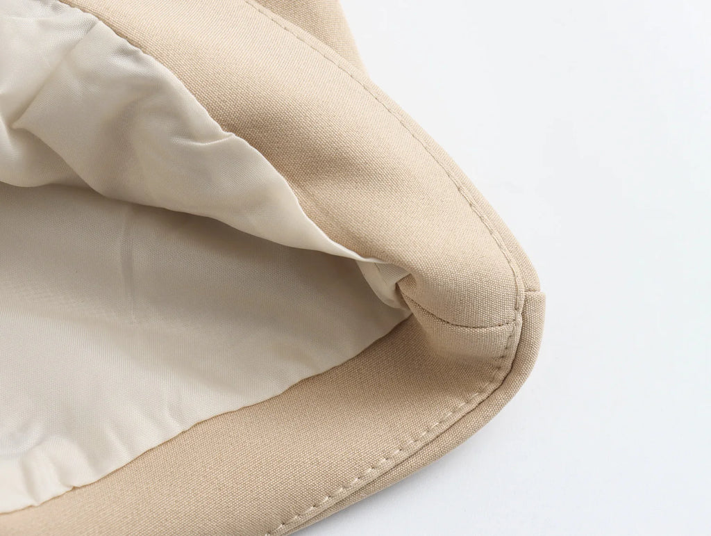 HH Women Fashion Solid Jacket High Street Long Sleeve Covered Button Female Coat With Pocket 2024 Autumn Office Lady Outwear