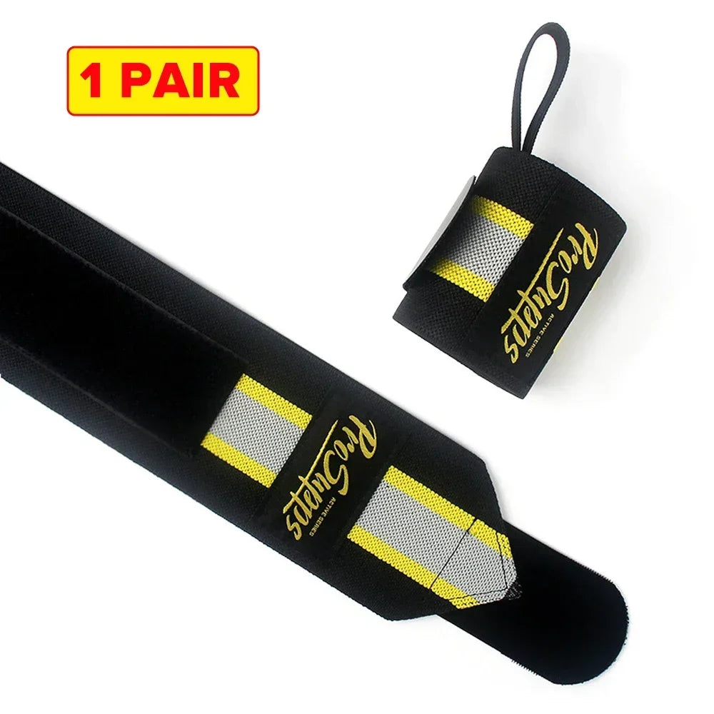 Gym Wrist Support Straps – Breathable Wristbands for Fitness, Weightlifting & Sports (1 Pair)
