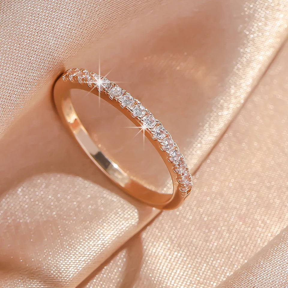 ZAKOL Luxury Zirconia Round Bangles For Women Girls Silver Color Metal Crystal Wristlet Jewelry Wedding Festival Trendy Gifts