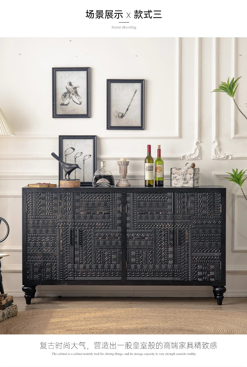 European Quality Living Room Cabinet – Premium Storage Display Unit