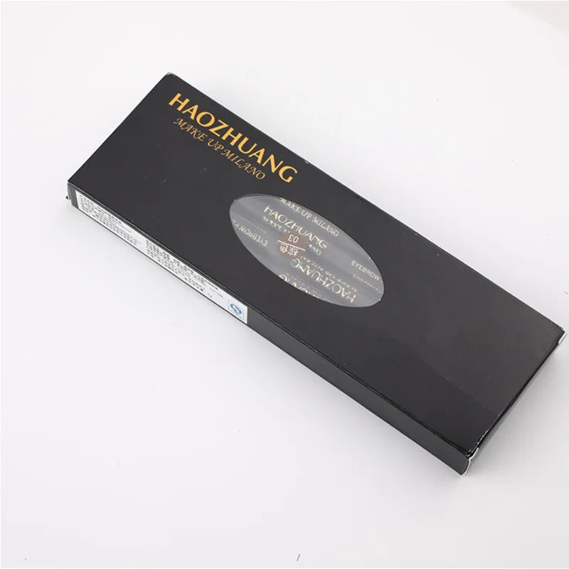 Waterproof Eyebrow Pencil with Soft Brush – Long-Lasting Permanent Makeup Tattoo Tool