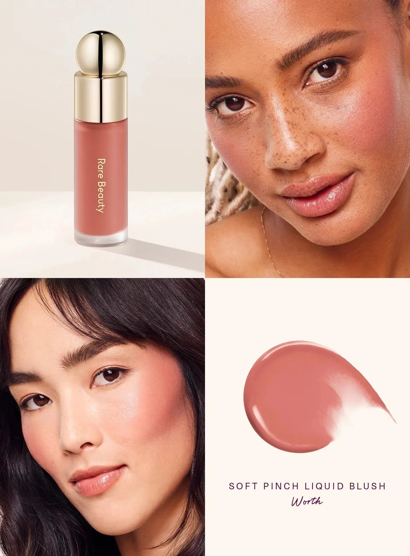 Rare Beauty Matte Liquid Blush – Long-Lasting Soft-Focus Sweatproof Waterproof Formula