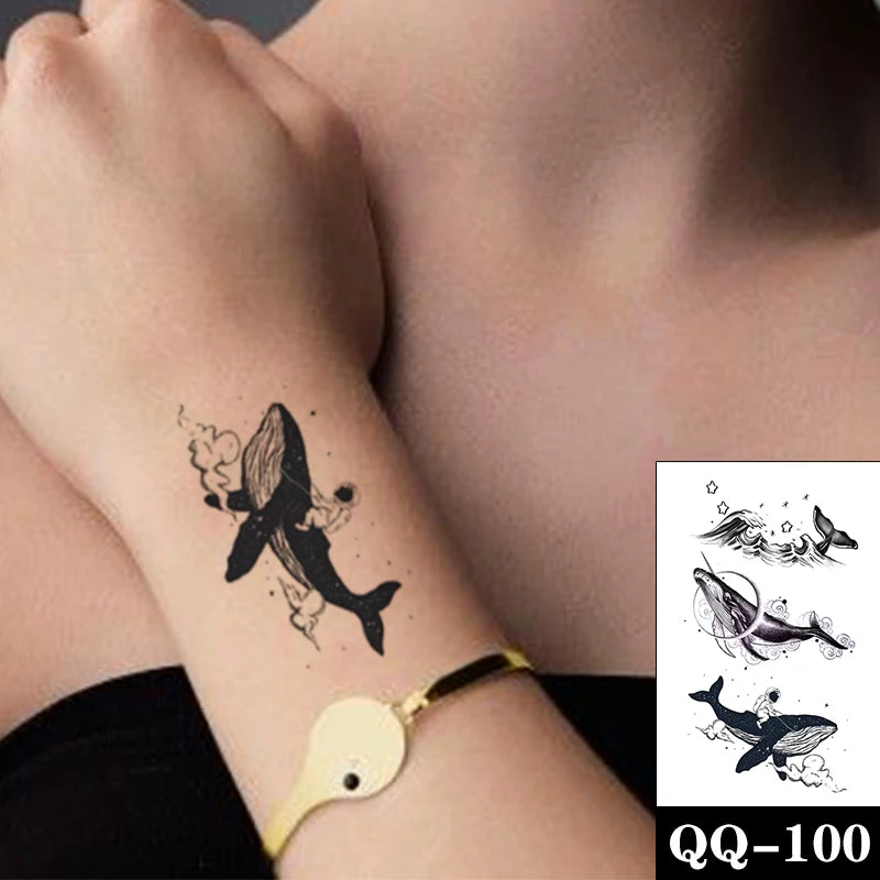 Sexy Red Lips Water Transfer Tattoo – Waterproof Body Art 10.5x6cm