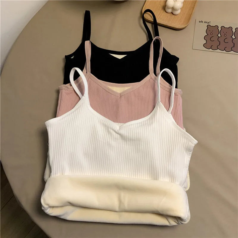 Women's Winter Warm Underwear – Solid Color Thermal Base Layer