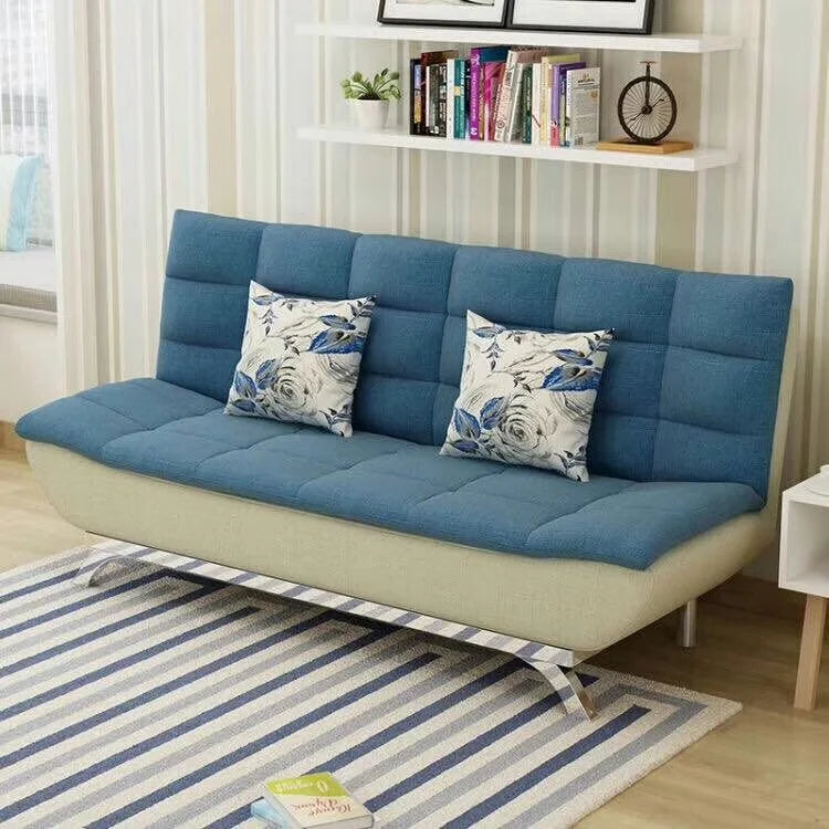 PU Leather Foldable Sofa Bed – Modern Office & Living Room Convertible Sofa