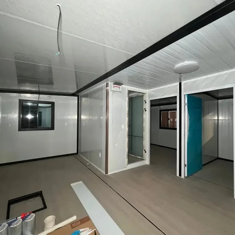 Movable Shipping Container Houses Ready to Living Prefabricated Container Home Modular Fold Out Prefab TIny Houses with Bedrooms