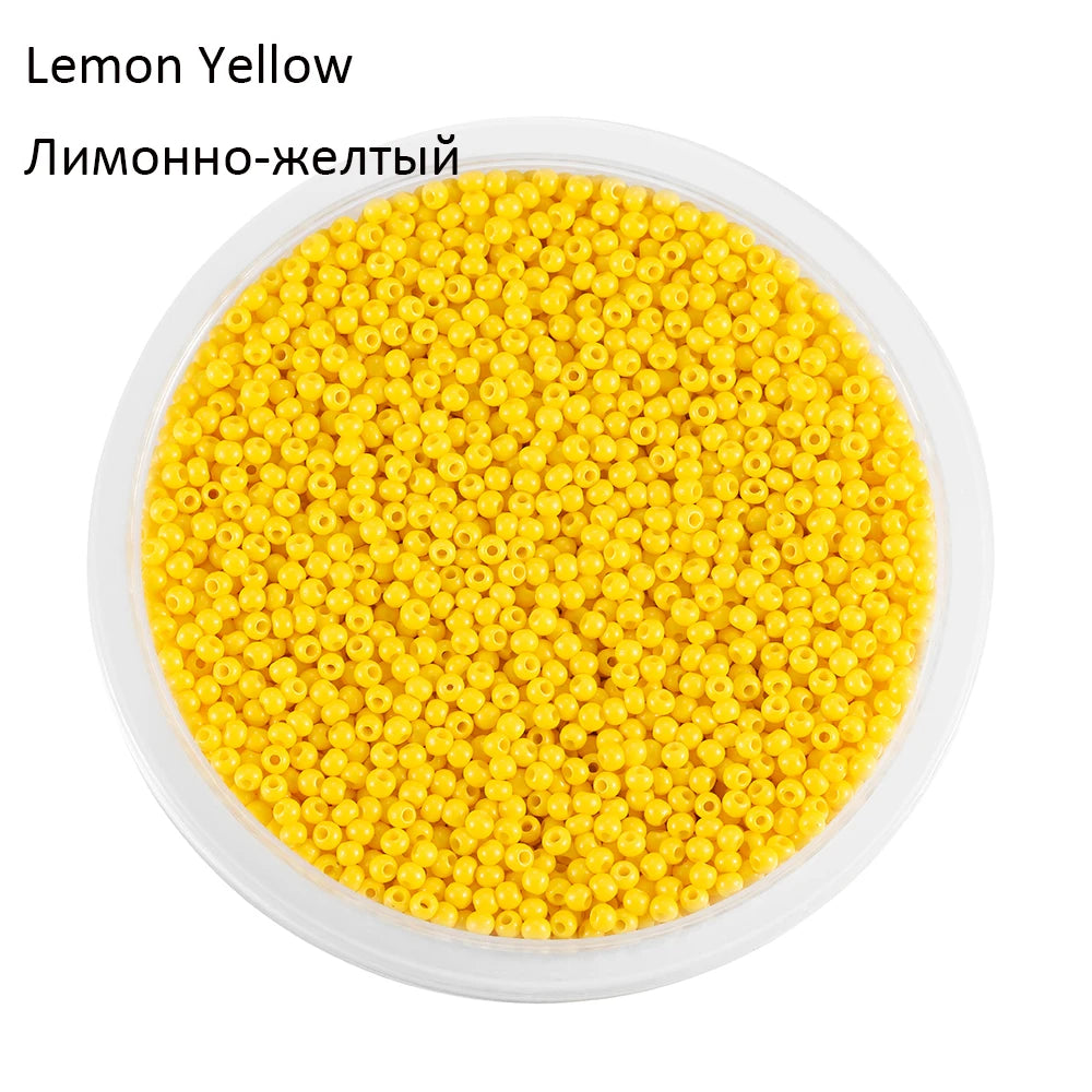 2mm Charm Glass beads Czech Glass Seed Beads Small Round Loose Bead For DIY Jewelry Making Earrings Bracelet