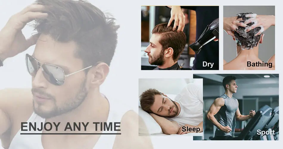 Australia Toupee Hair Men Wig French Lace Men's Wig System Unit Capillary Male Hair Prosthesis Natural Wigs For Men Human Hair