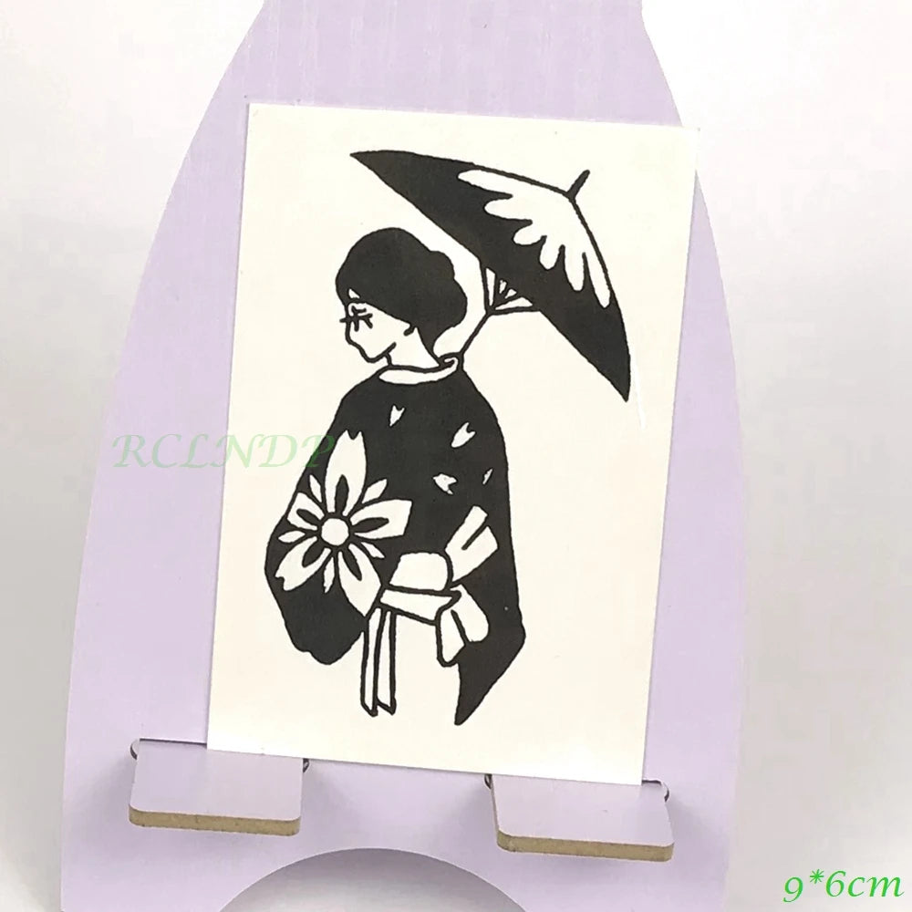 Anime Fire Flame Temporary Tattoo – Waterproof Flash Tattoo for Kids, Men & Women