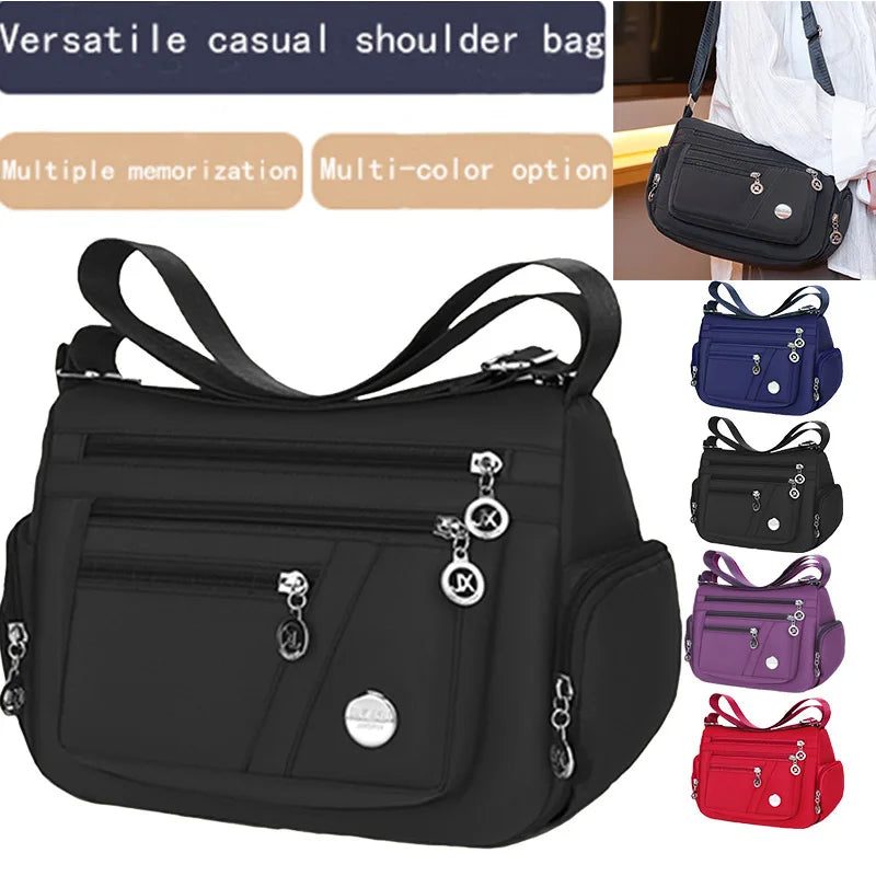Neutral Men's and Women's Crossbody Bags Are Suitable for Daily Commuting and Going to School They Are Single-Shoulder Bags.