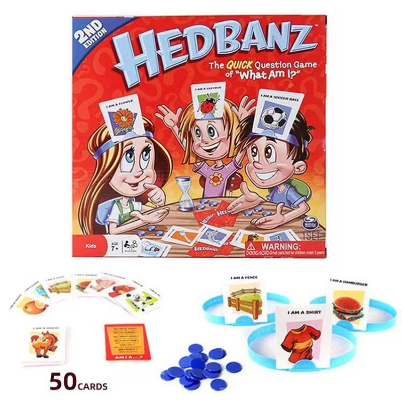 Kids Picture Guessing Board Game – Who Is It? Family Party Game for Children