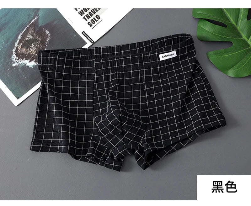 Men's Breathable Loose Mid-Waist Underwear – Comfortable Everyday Briefs