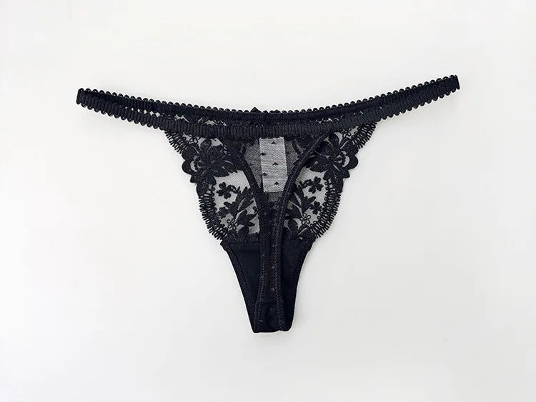 Lace Thong Panties – Women's Seamless Breathable G-String Underwear (S–XL)