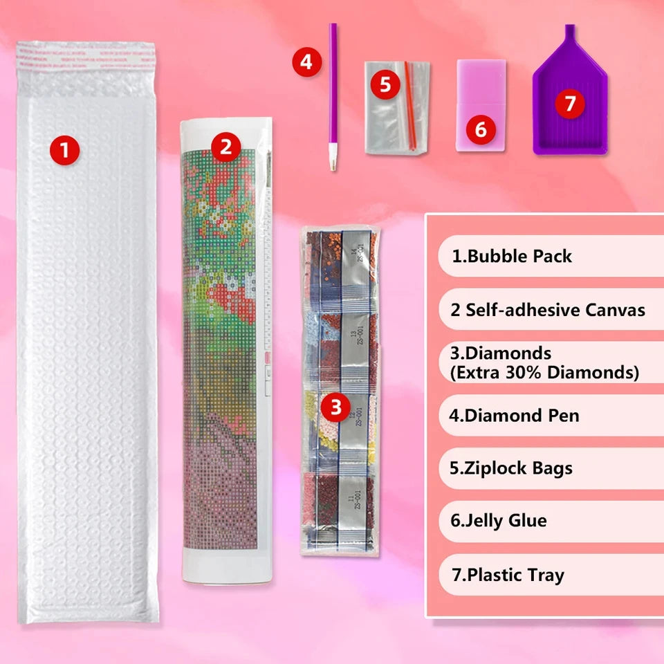 Aristocats Diamond Painting Kit | 5D DIY Full Round Drill Cat Mosaic | Cross Stitch Embroidery | Kids Gift & Home Decor Wall Art