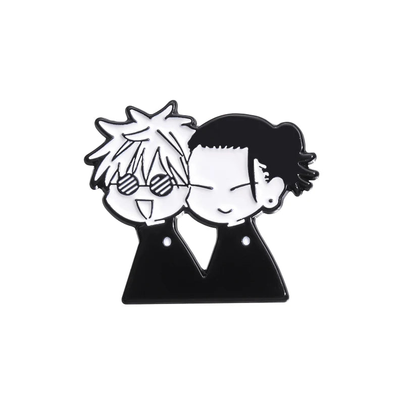 Cartoon anime characters Enamel Pins Custom Q version image Brooches Lapel Badges Cartoon Punk Jewelry Gift for  Friends
