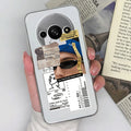 Xiaomi Redmi A3 Phone Case – Butterfly Coloured Drawing Back Cover with Screen Protector