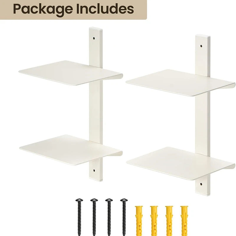 Wall Bookcase – Living Room Storage Shelving Unit for Books & Display