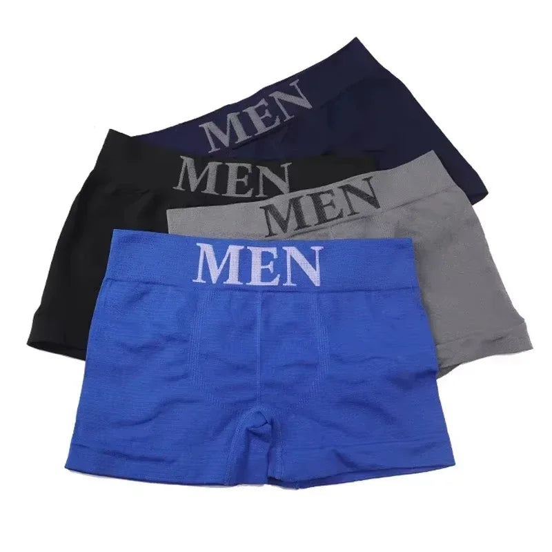 Men's Boxer Briefs – 5-Pack Breathable Soft Stretch High-Elastic Comfortable Underwear
