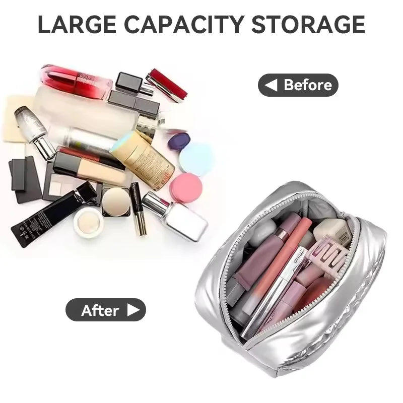 Fashion Large Capacity Travel Makeup Bag Portable Multifunctional Cosmetic Storage Washbag Organizer
