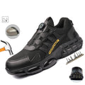 Indestructible Steel Toe Protective Safety Shoes Slip Resistant Abrasion Resistant Work Shoes Men Tough Comfortable Sneaker ﻿