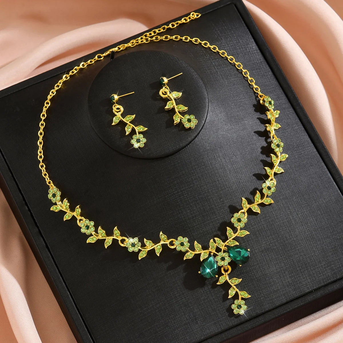 Elegant Flower Design Jewelry Set – Trendy All-Match Fashion Jewelry for Party & Daily Wear