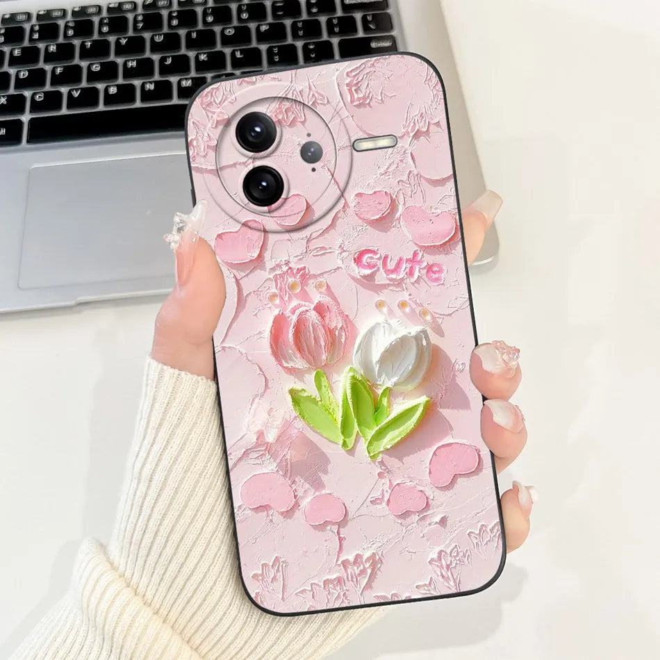 Xiaomi Poco F7 Ultra / F7 Pro Phone Case – Cute Cat & Panda Soft Silicone Shockproof Cover