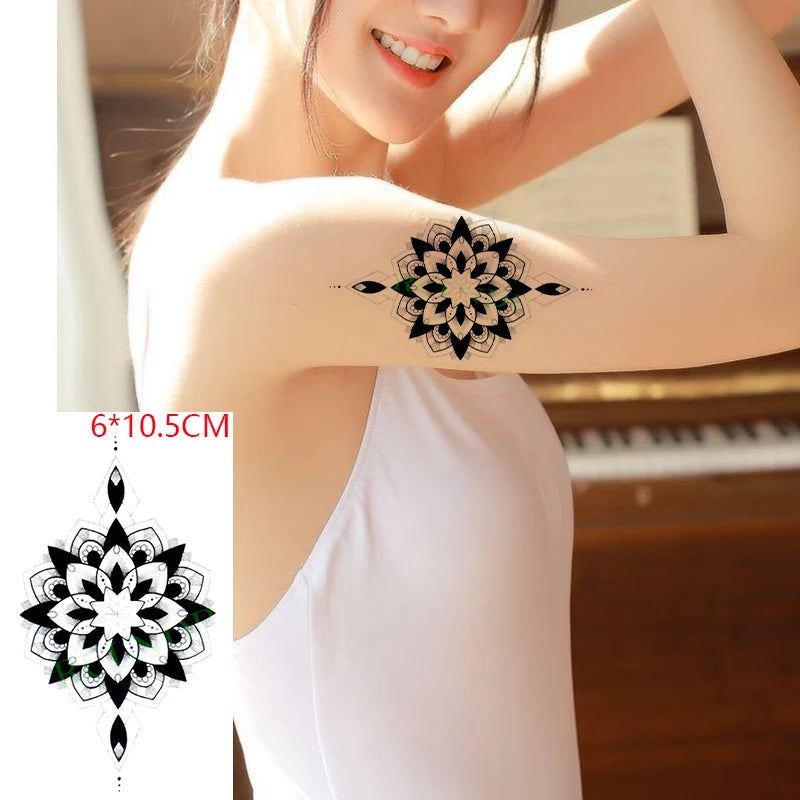 Anime Fire Flame Temporary Tattoo – Waterproof Flash Tattoo for Kids, Men & Women