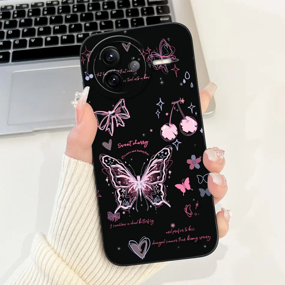Xiaomi Poco F7 Ultra / F7 Pro Phone Case – Cute Cat & Panda Soft Silicone Shockproof Cover