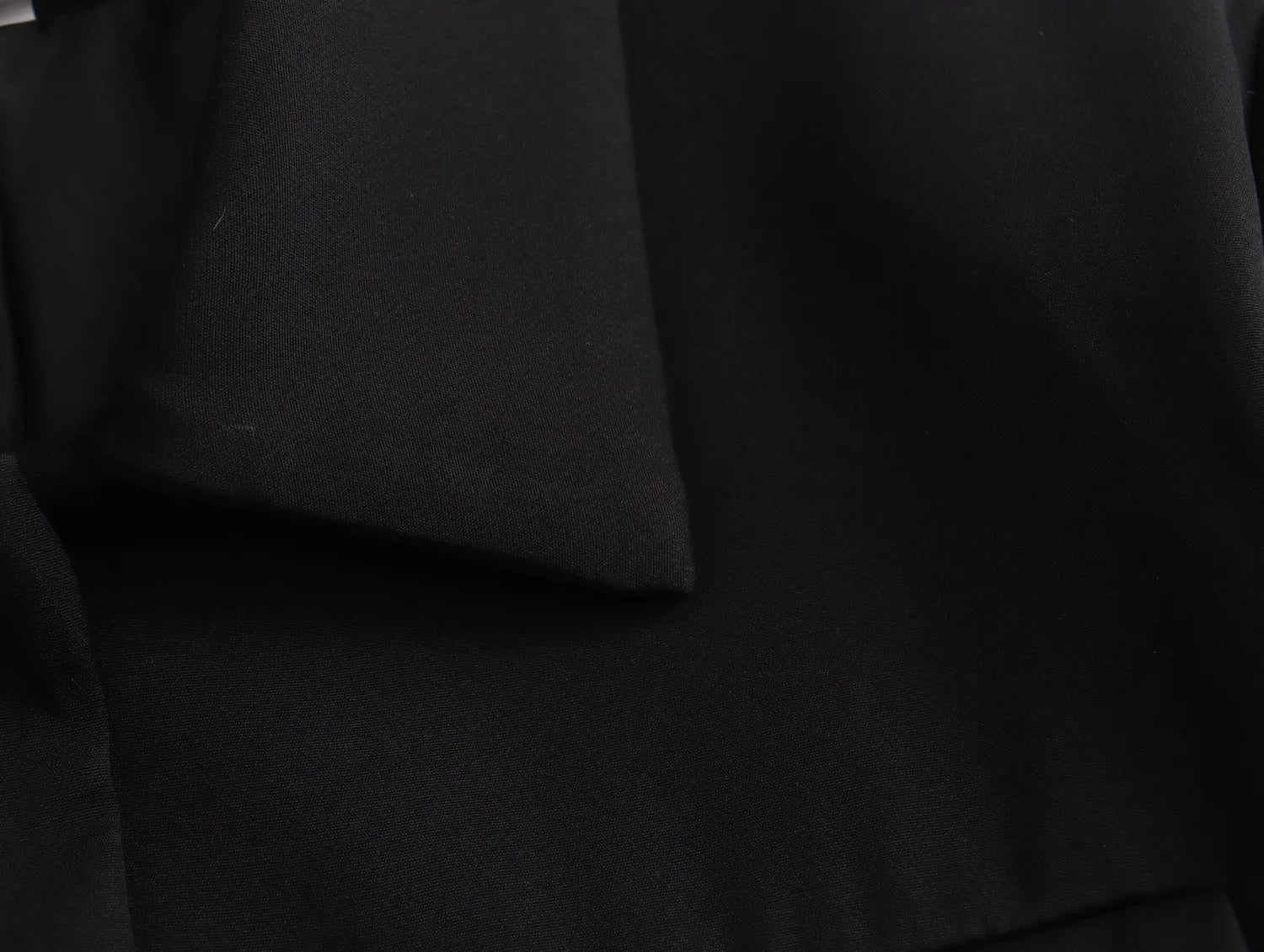 Women's Solid Office Jacket – Long Sleeve Button Coat with Pockets