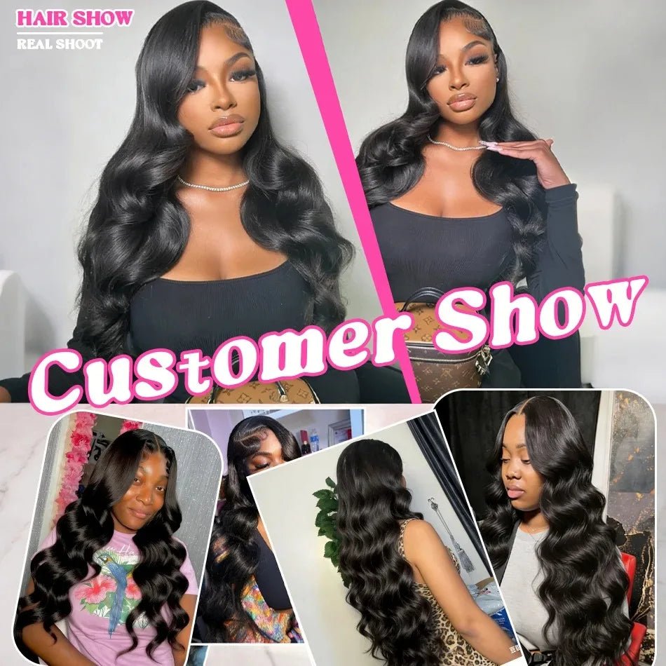 30 40 Inch 13x6 Body Wave Lace Front Wigs Human Hair 13x4 Brazilian Transparent Lace Frontal Wig For Women With Baby Hair
