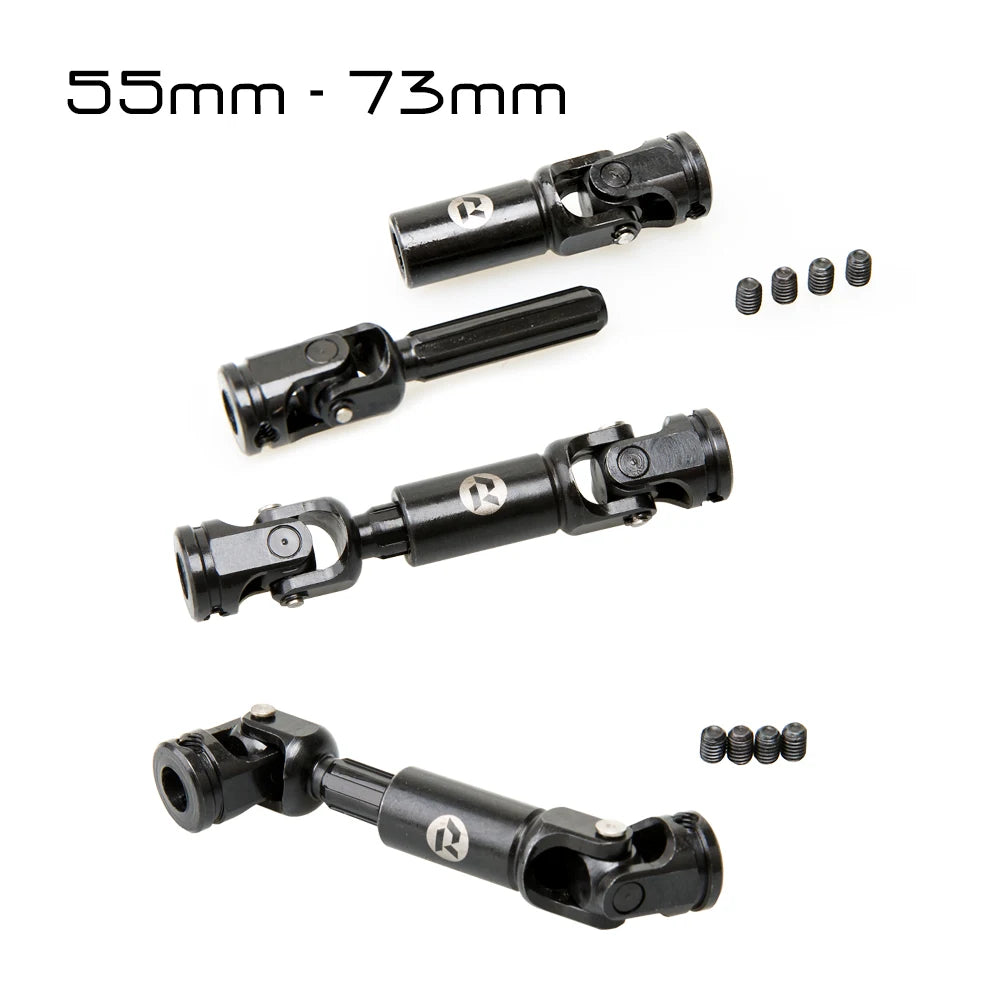 RhinoRC Tiny Stainless Steel Heavy-Duty Drive Shaft for 1/10 RC Car Crawler Axial SCX10 TRX4 Redcat Gen8