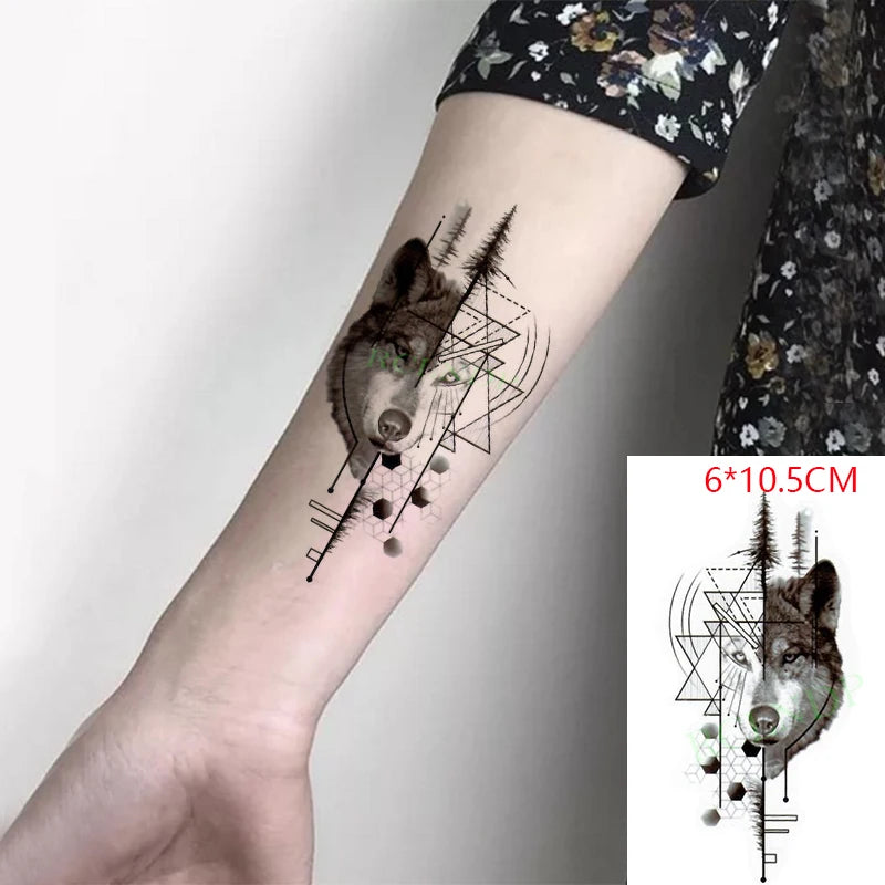 Anime Fire Flame Temporary Tattoo – Waterproof Flash Tattoo for Kids, Men & Women