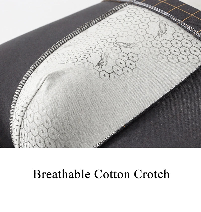 Men's Breathable Loose Mid-Waist Underwear – Comfortable Everyday Briefs