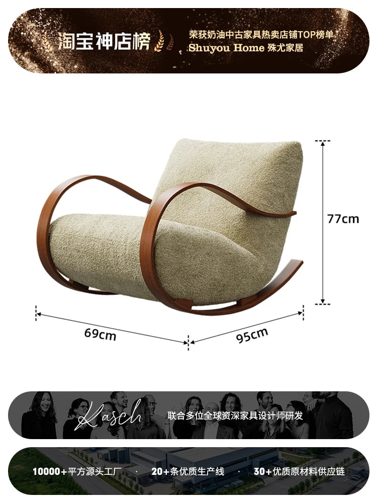 Aesthetic Trendy Living Room Sofa – Western Nordic Comfortable Glamour Sofa