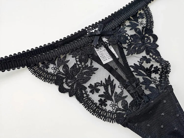 Lace Thong Panties – Women's Seamless Breathable G-String Underwear (S–XL)