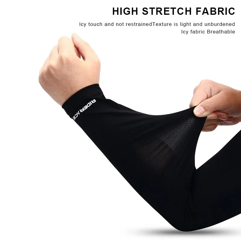 Ice Silk UV Protection Arm Sleeves – Quick Dry Sun Protection for Running & Cycling