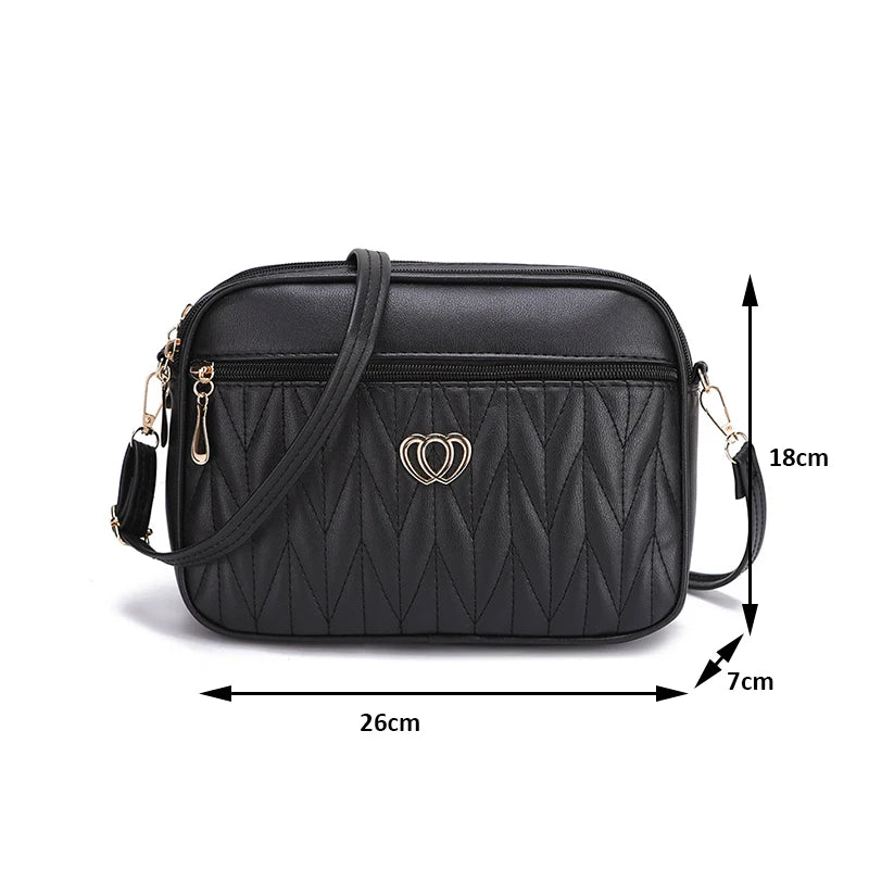 Women 2024 Sac A Main High Quality Soft PU Leather Luxury Purses And Handbags Women Bags Designer Women Shoulder Crossbody Bags