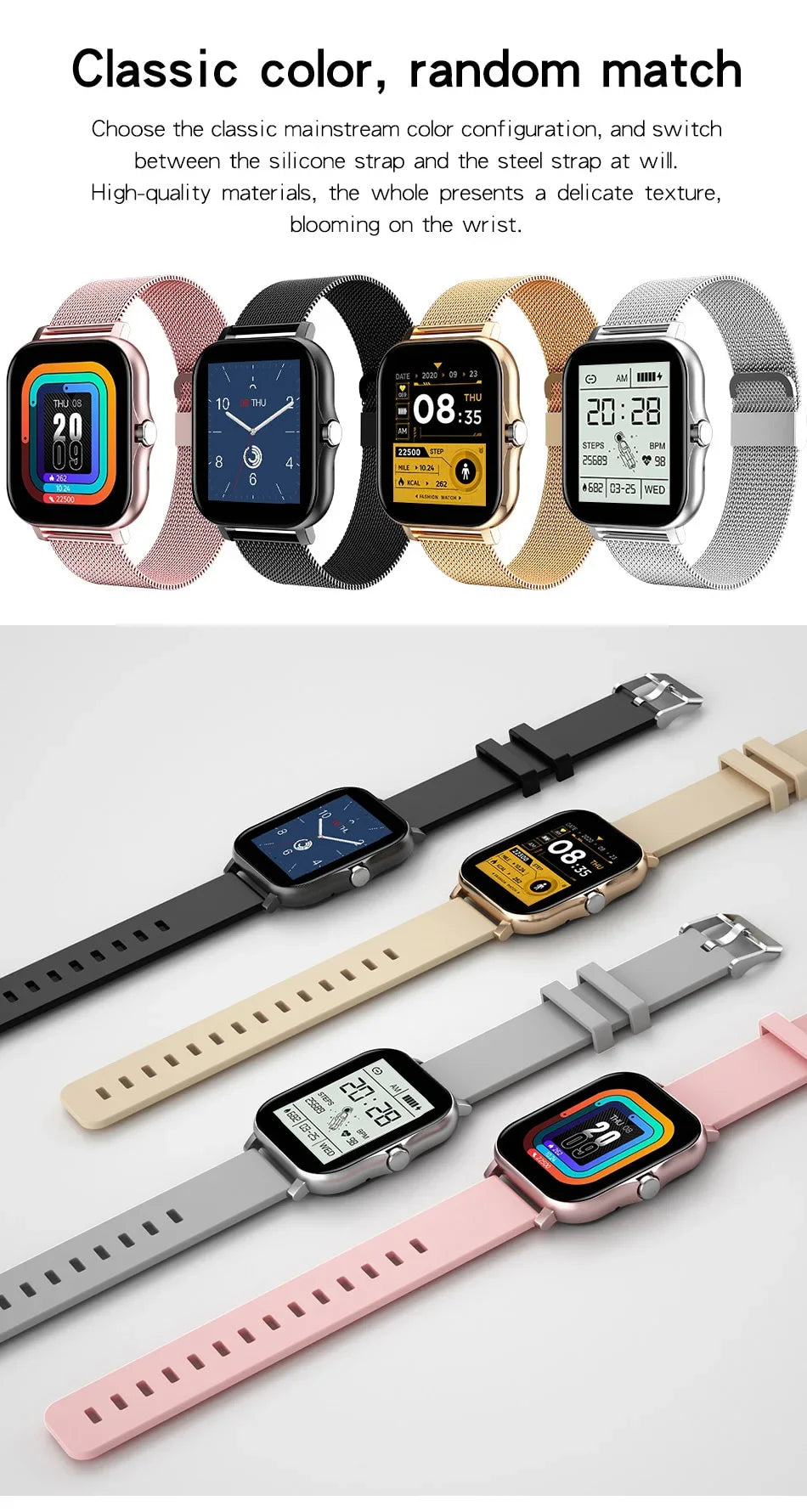 Bluetooth Call Smartwatch – 1.83" Sports Fitness Watch for Android & iOS