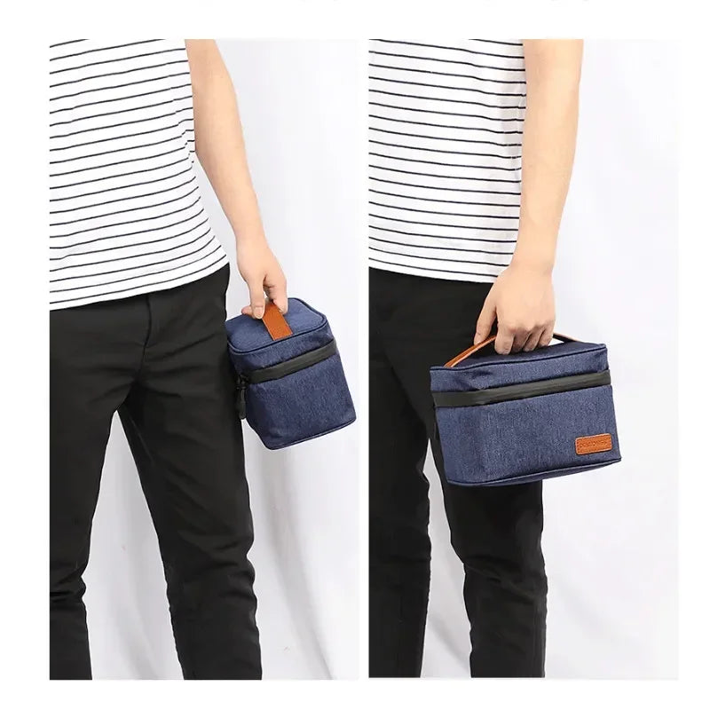 Lunch Bag Small Cooler Bag Protable Fridge Oxford Food Refrigerator Bag EVA Insulated Picnic Bags Isothermal Cooler Ice Box Bags