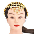 Indian Dance Jewelry Set – Necklace, Headwear, Earrings & Bracelet for Women's Party
