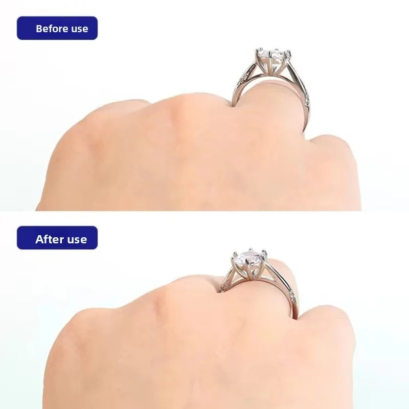 8 Sizes Silicone Invisible Clear Ring Sizer Anti-Loss Proof Invisible Ring Holder Retainer Shrinker for Large Rings