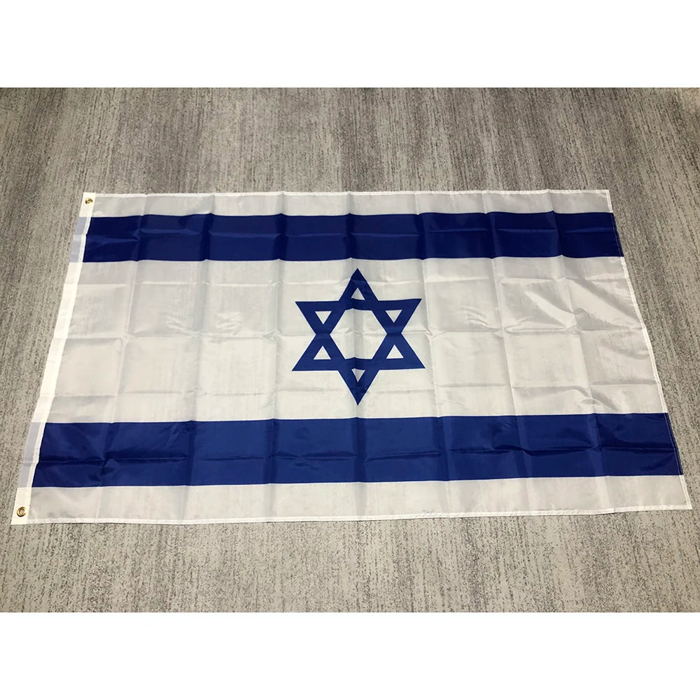 Israel National Flag – 60x90cm & 90x150cm Polyester Banner for Indoor & Outdoor Use