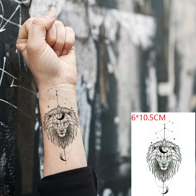 Anime Fire Flame Temporary Tattoo – Waterproof Flash Tattoo for Kids, Men & Women