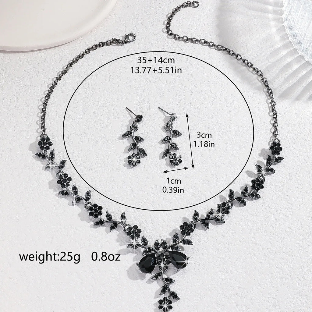 Elegant Flower Design Jewelry Set – Trendy All-Match Fashion Jewelry for Party & Daily Wear
