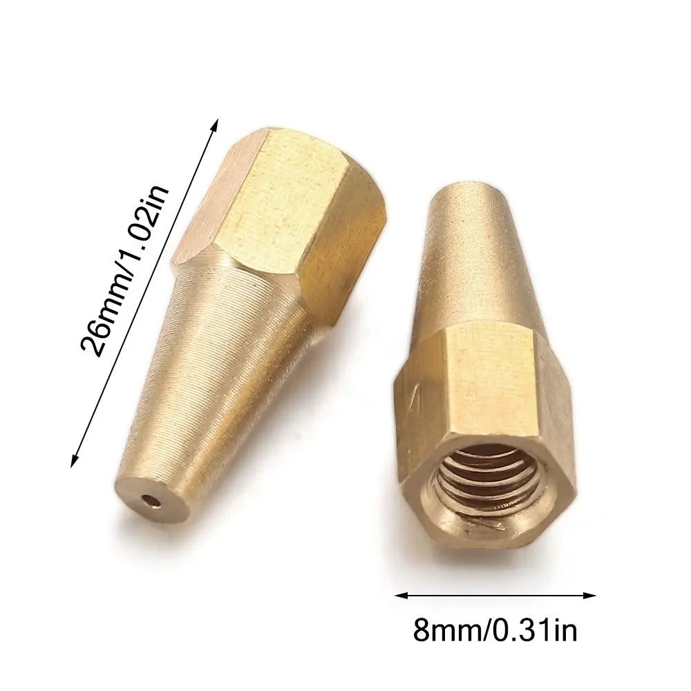 Gas Brazing Torch Nozzle H01-2 – 5-Pack Professional Welding Torch Tips
