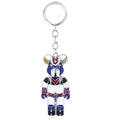Japanese Comic Mazinger Z Pendant Keychain UFO Liantaisha Robot Grendizer Logo Keyring for Men Car Backpack Jewelry Accessories