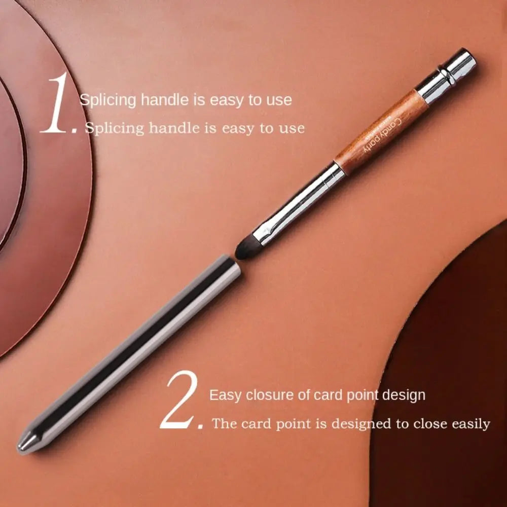 Lip Gloss & Lipstick Brush – Concealer & Lip Makeup Brush with Protective Cap