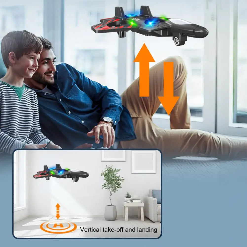 Remote Control Airplane Toy – 360° Stunt Flip Mini EPP Foam Fighter Jet for Kids & Adults (2.4GHz)