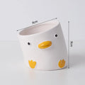 Cartoon Animal Succulent Planter | Cute Ceramic Flower Pot | Desktop Home Decor | 9×9cm